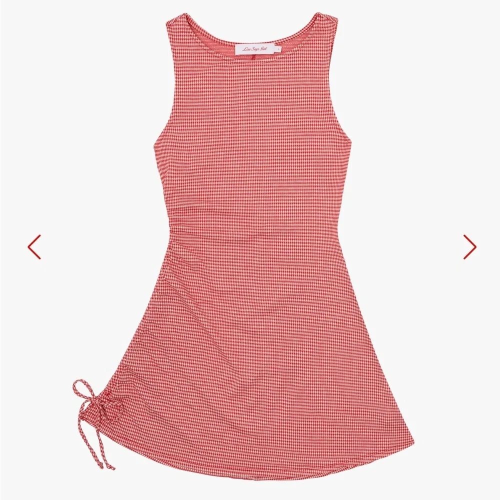 Lisa Says Gah Red “Cher” Mini Dress in Pomodoro - Picture 1 of 2